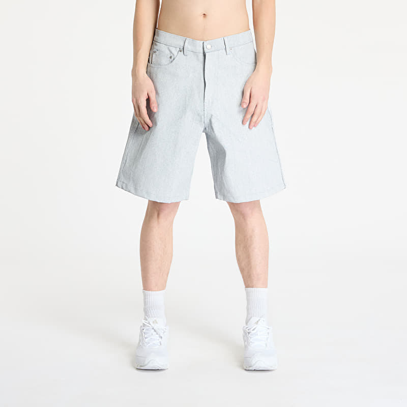 Shorts PLEASURES Whiteout Baggy Jorts Off White