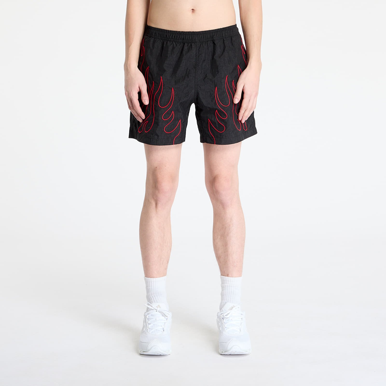 Shorts PLEASURES Fiery Running Shorts Black XXL