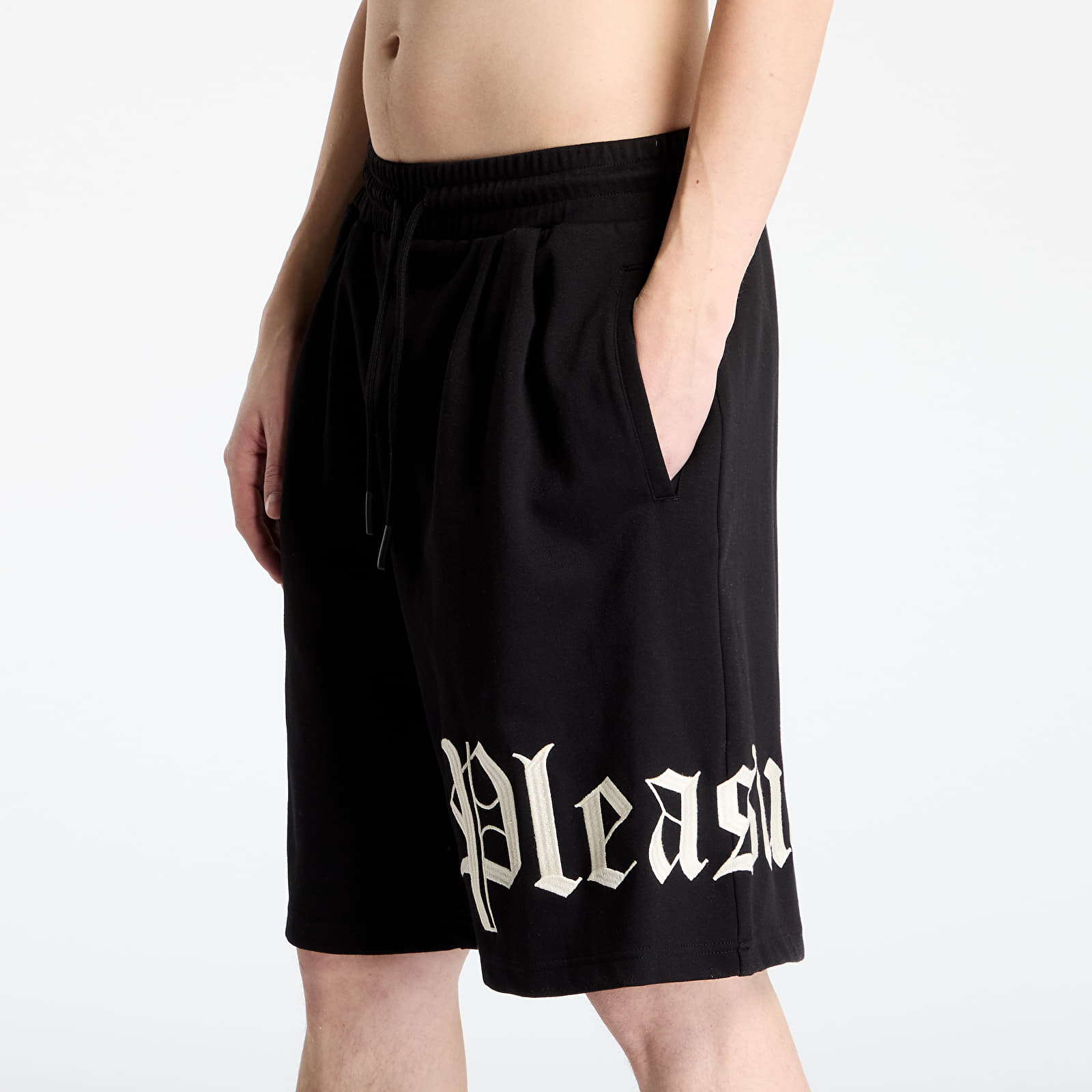 Pánské kraťasy PLEASURES Oe Wide Shorts Black