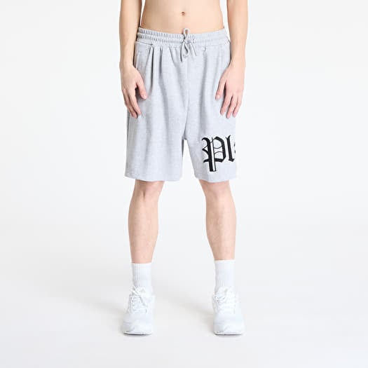 PLEASURES Oe Wide Shorts Grey Mélange