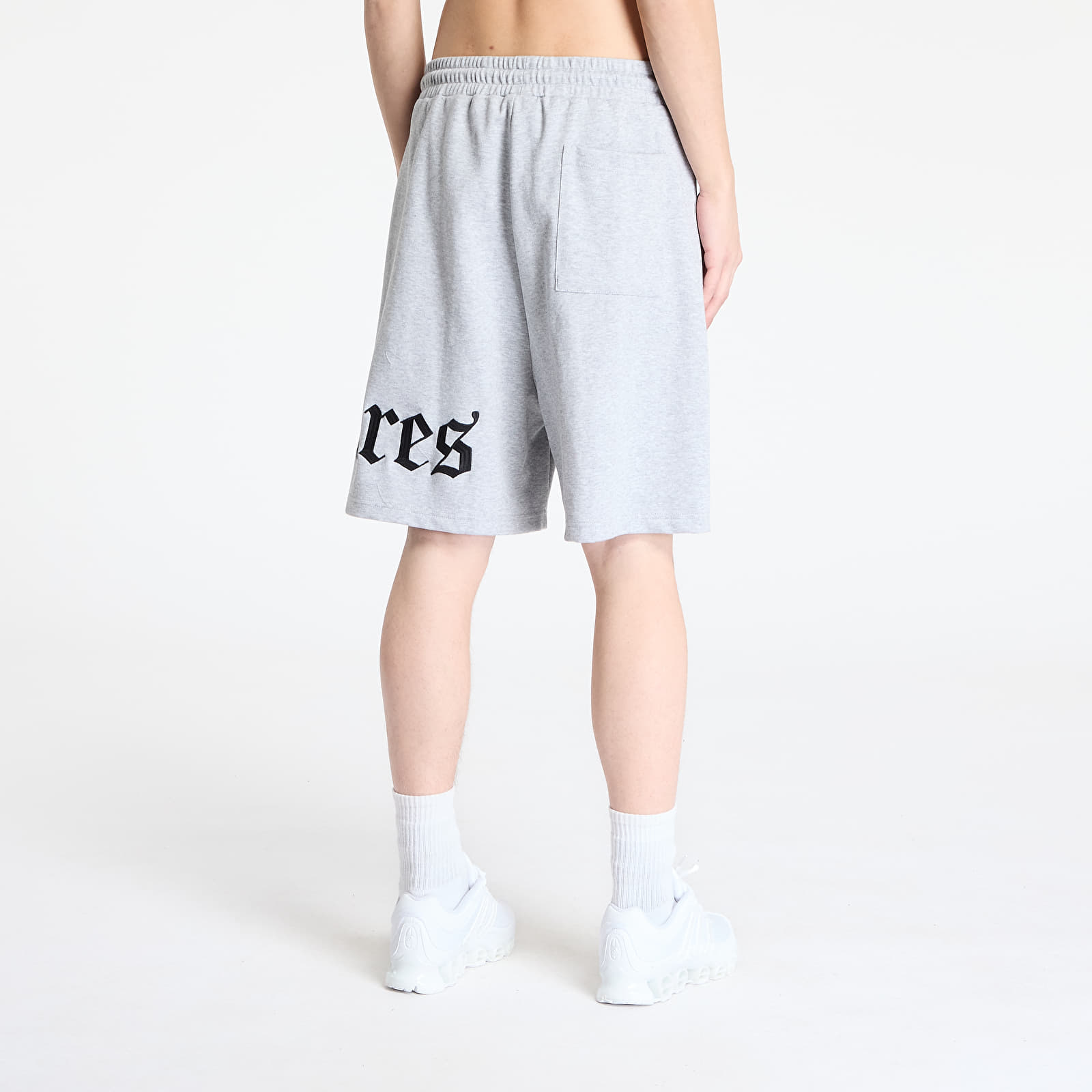 Pánské kraťasy PLEASURES Oe Wide Shorts Grey Mélange