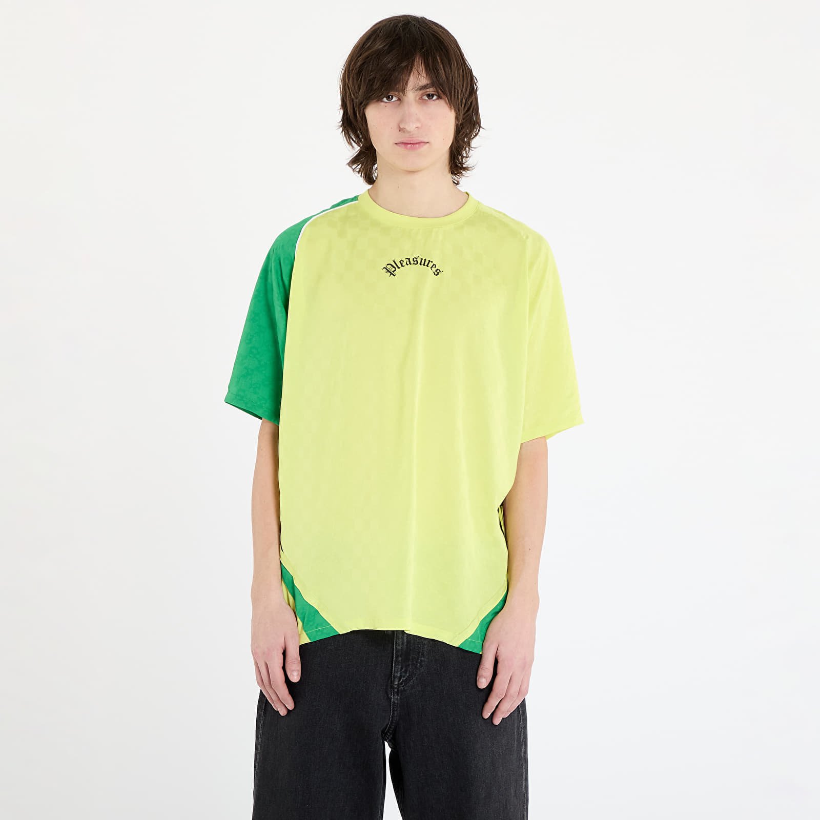 T-shirt PLEASURES Late Sport T-Shirt Yellow L