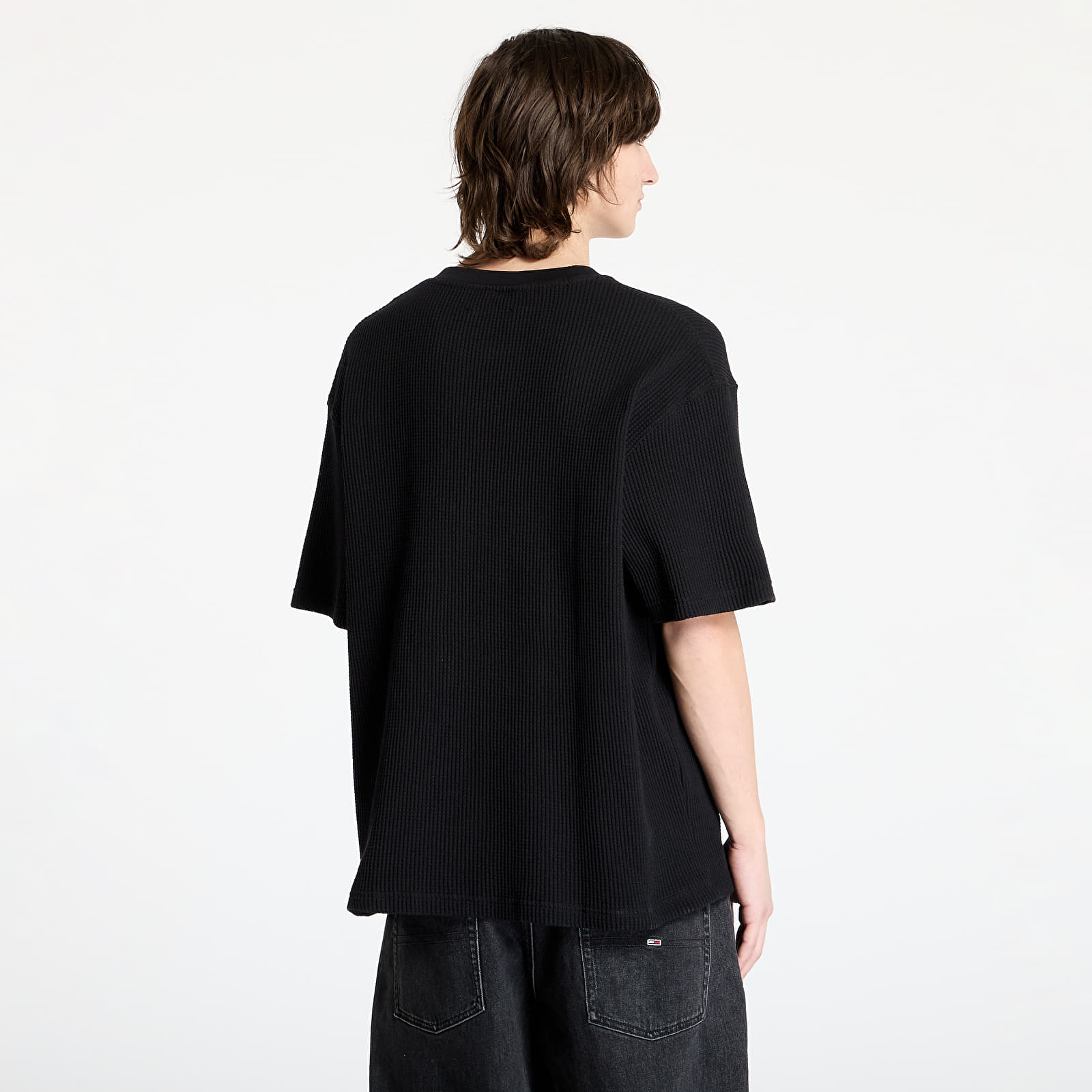 Trička PLEASURES Twitch Waffle T-Shirt Black