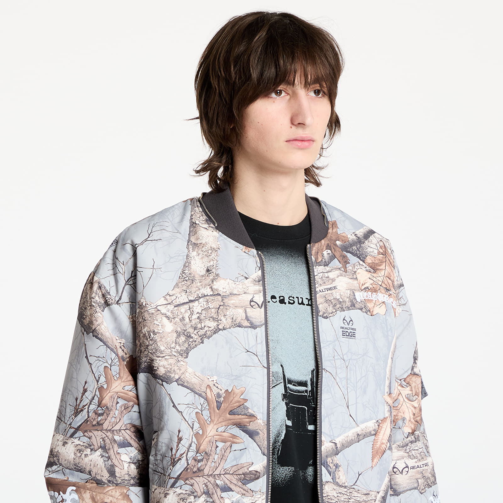Bombery PLEASURES Dragon Bomber Grey Edge