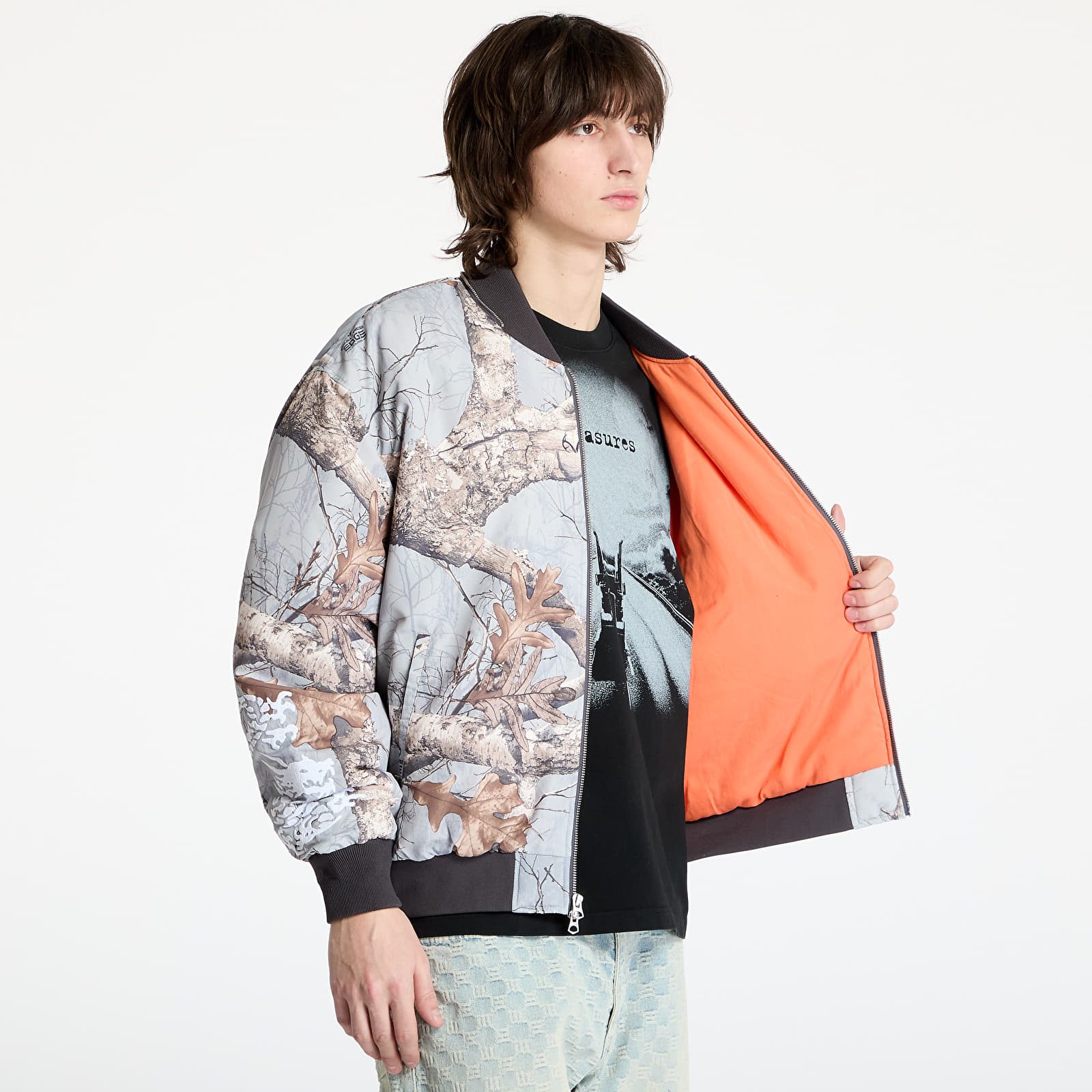 Bombery PLEASURES Dragon Bomber Grey Edge