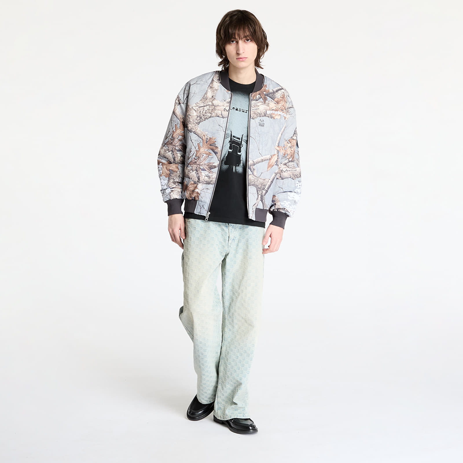 Bombery PLEASURES Dragon Bomber Grey Edge