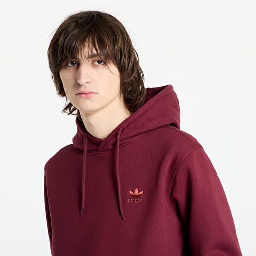 Men's hoodies adidas Trefoil Essentials Hoodie Shadow Red Footshop