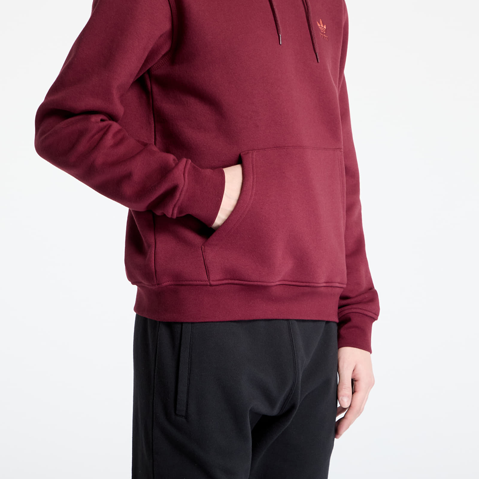 Men's hoodies adidas Trefoil Essentials Hoodie Shadow Red