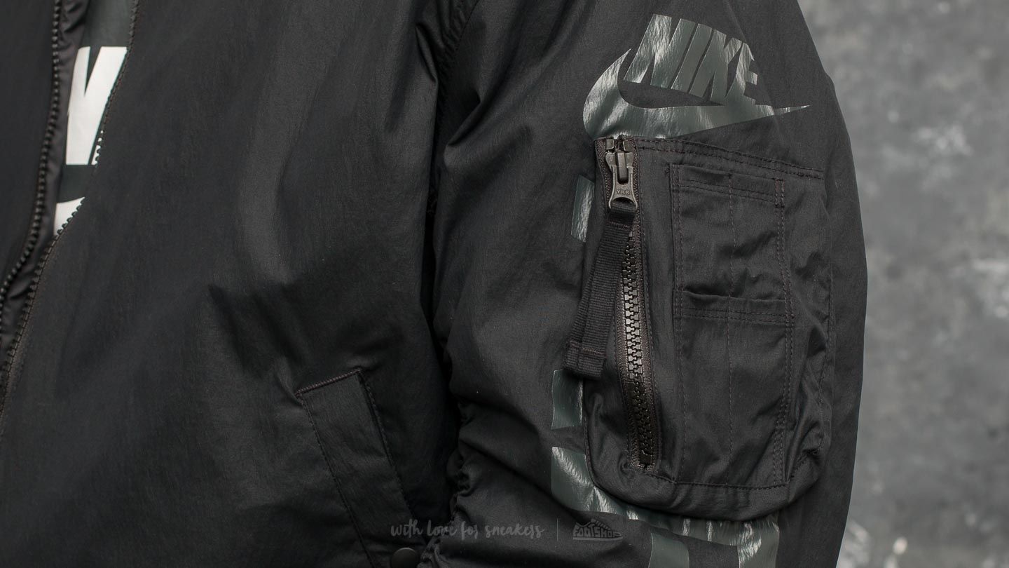Bomber Jackets Nike Sportswear Air Force 1 Reversible Jacket Black/ Light Bone