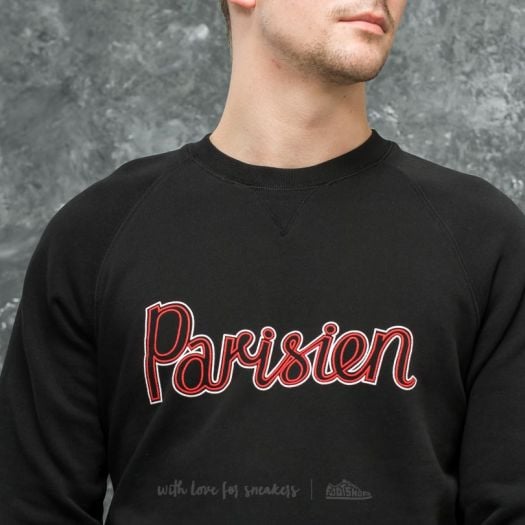 Hoodies and sweatshirts MAISON KITSUNE Parisien Sweatshirt Black Bleach Footshop