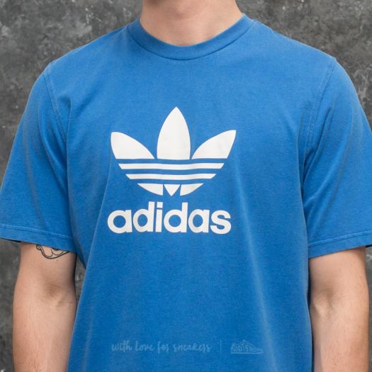 T-shirts adidas Trefoil Tee Blue Footshop