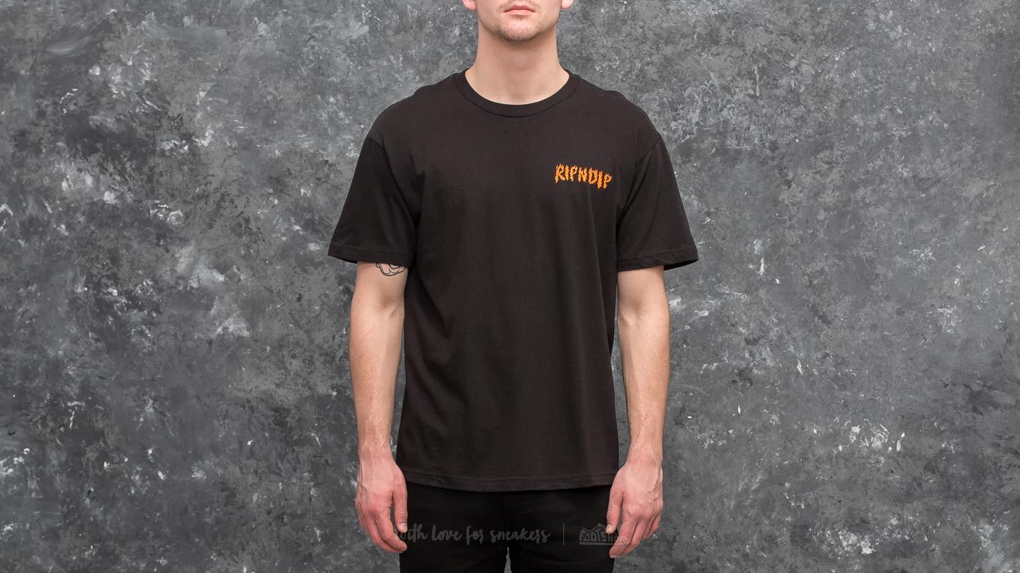 Pólók RIPNDIP Burn Tee Black