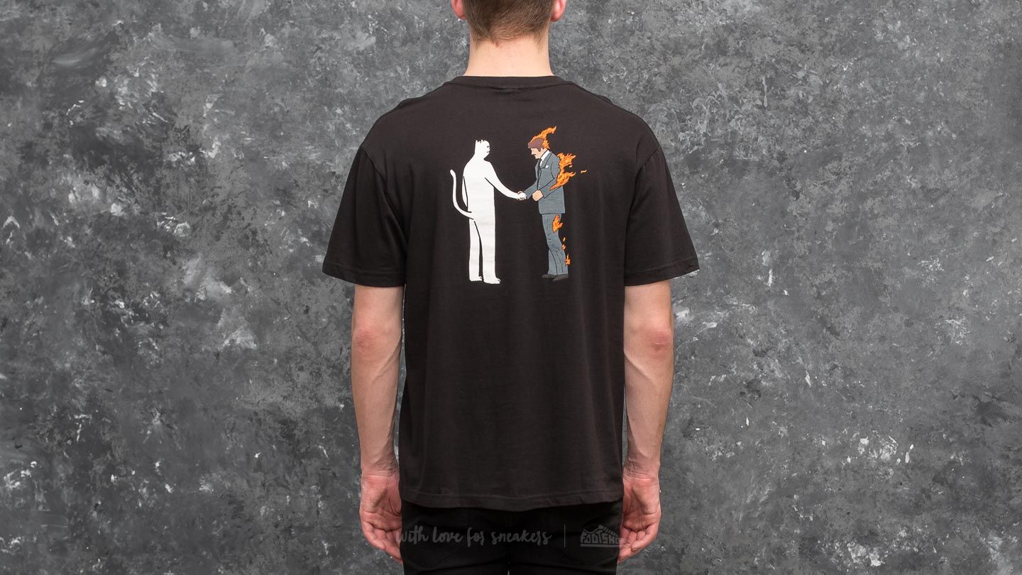 Pólók RIPNDIP Burn Tee Black