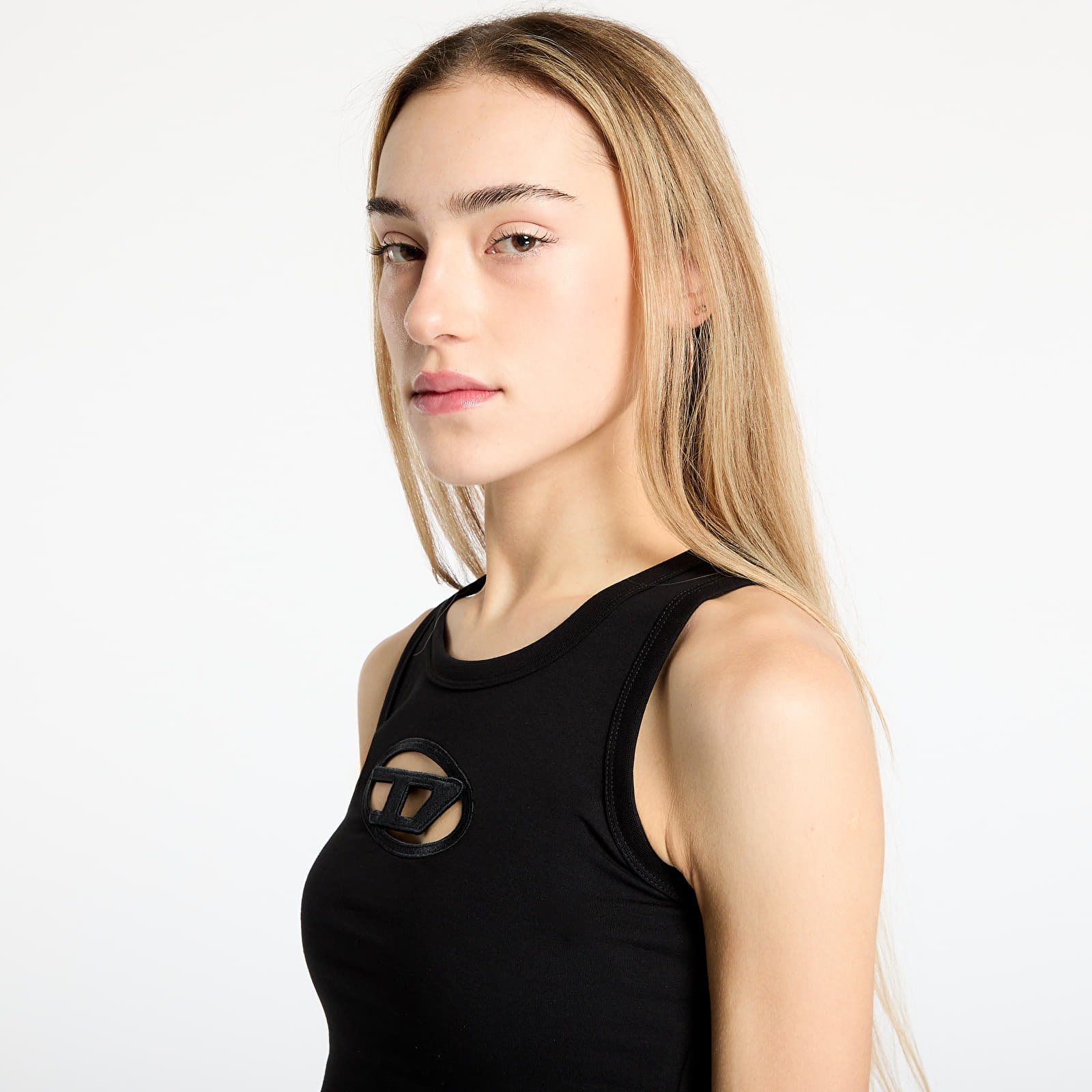 Dámská tílka Diesel T-Lynys-Od Tank Top Black/ Violet