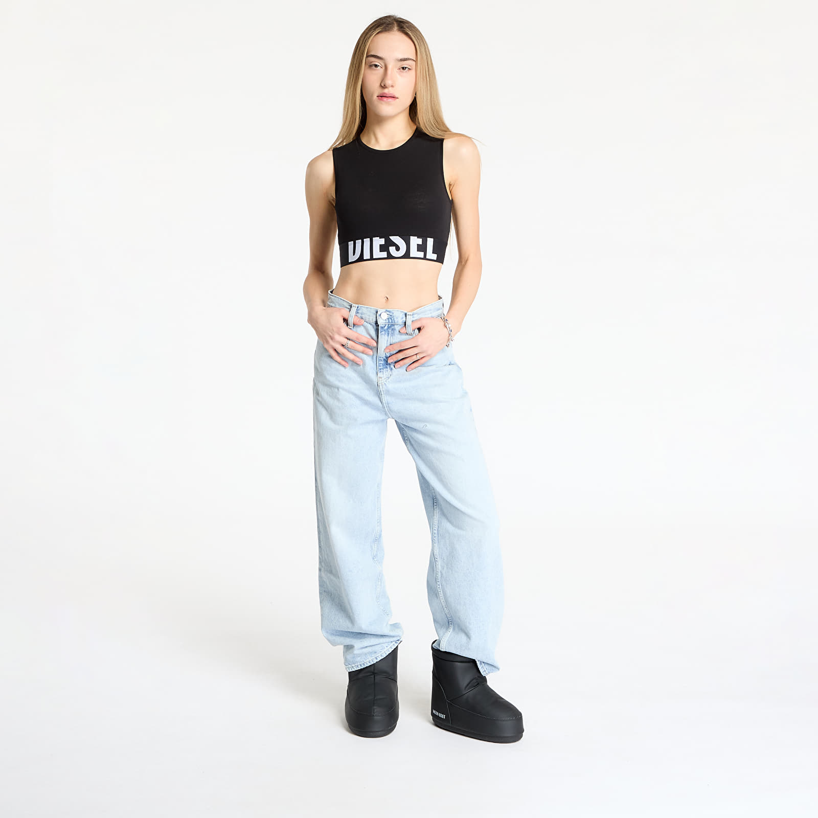 Dámská tílka Diesel Ada-D-Pop Tank Black