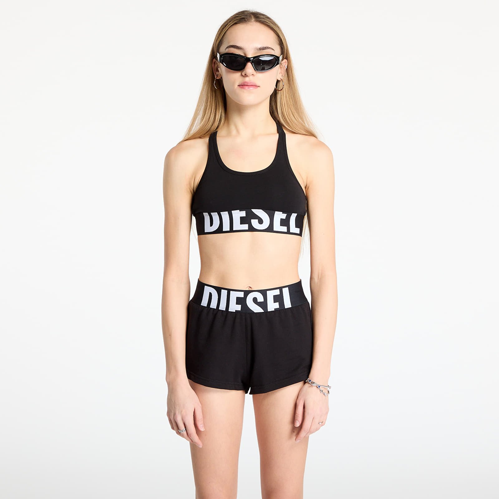 Σουτιέν Diesel Ufsb-Cotton-Race-Bralette-Xl B Black