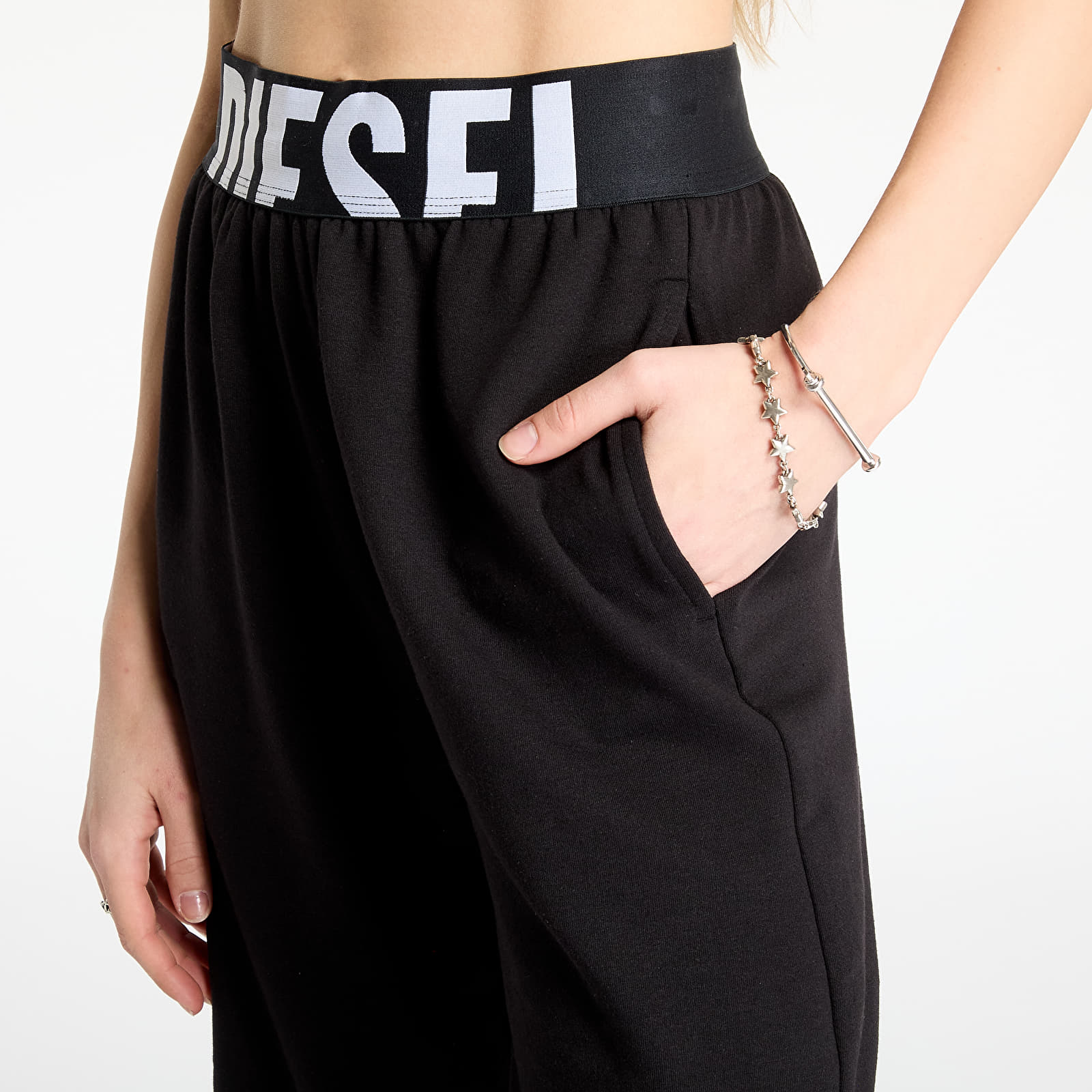 Dámske tepláky Diesel Jen-D-Pop Trousers Black