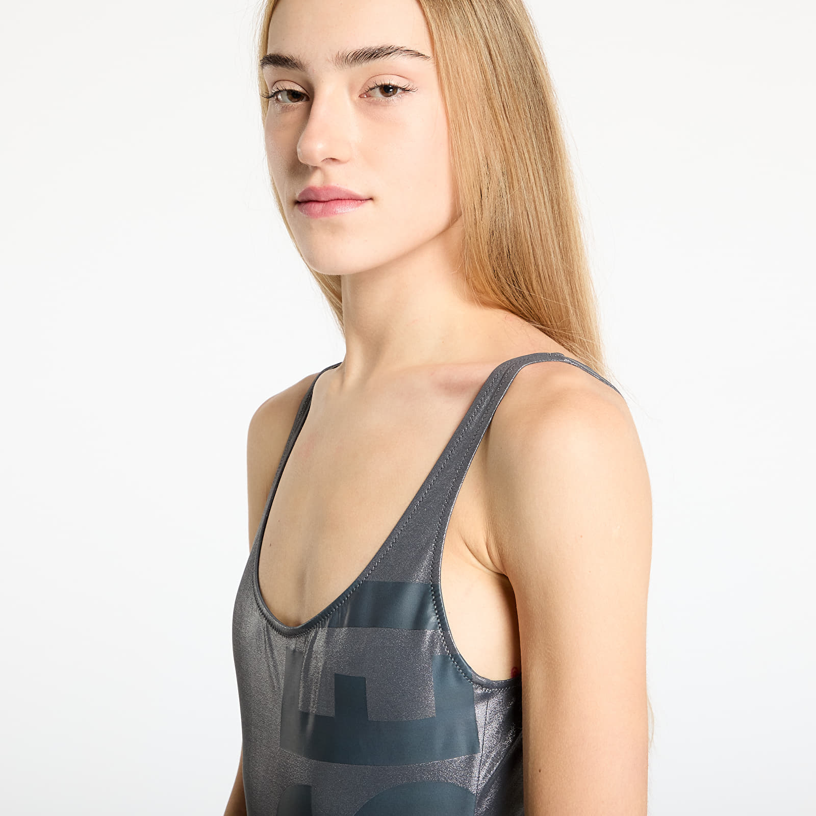 Dámské plavky Diesel Kylia-D-Core Swimsuit Grey