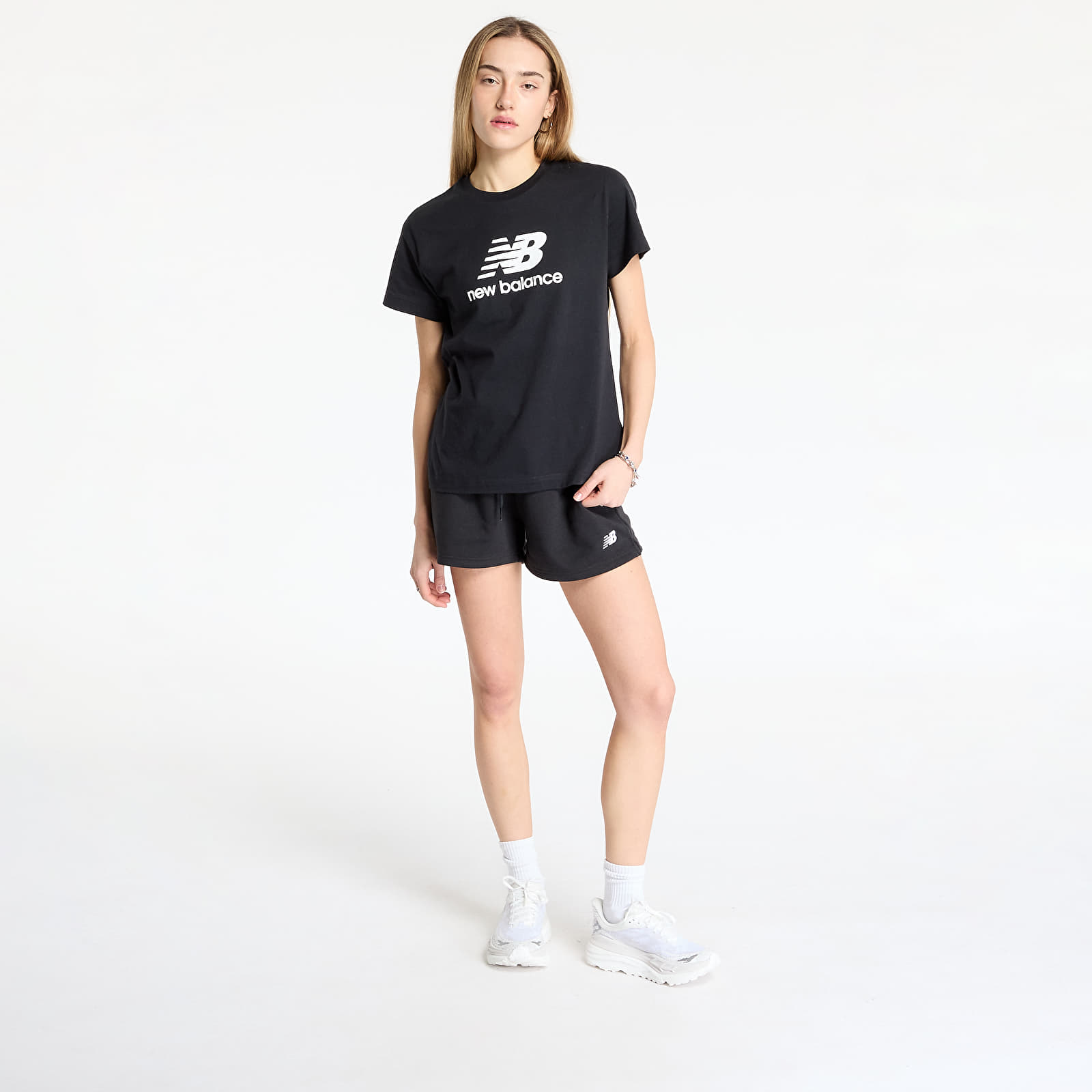 Women's T-shirts New Balance S/S New Balance Jersey Black