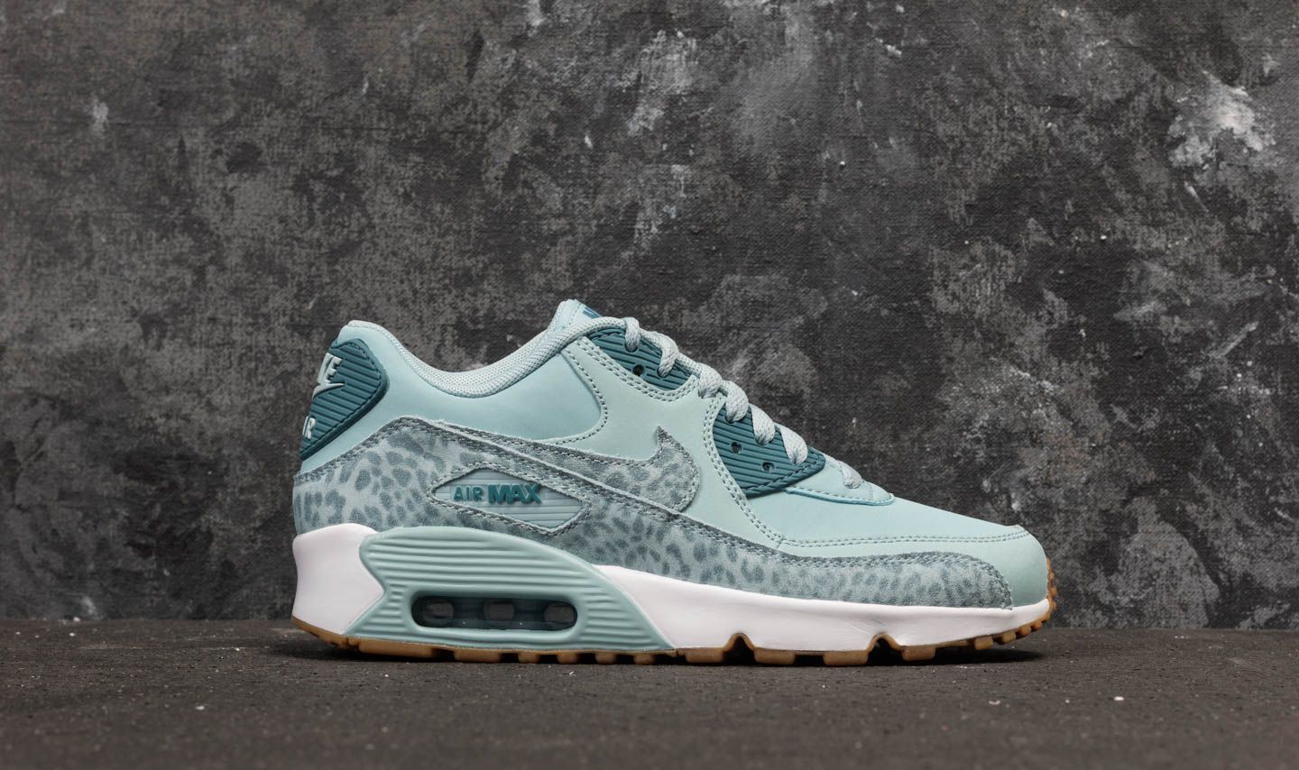 Damen Sneaker und Schuhe Nike Air Max 90 Leather SE GG Ocean Bliss Noise Aqua White Footshop