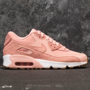 Women s shoes Nike Air Max 90 Leather SE GG Coral Stardust Rust Pink White Footshop