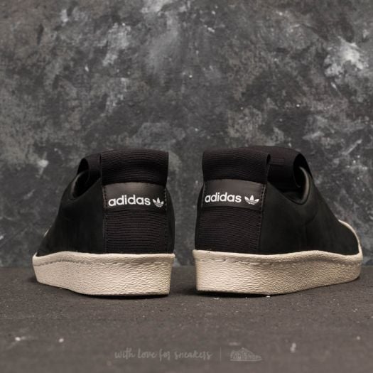 Scarpe donna adidas Superstar BW3S Slip on W Core Black Core Black Off White Footshop