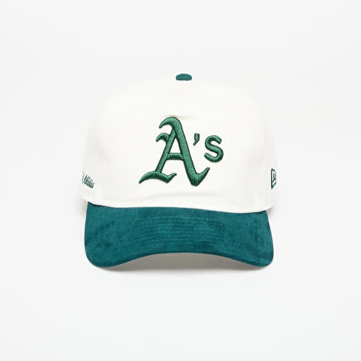Cap New Era Script Oakland Athletics Golfer Snapback Cap Ivory/ Dark Green