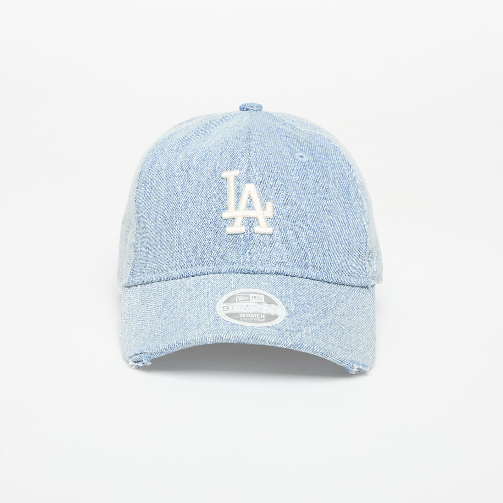 Caps  New Era Los Angeles Dodgers 9TWENTY Acid Denim Adjustable Cap Pastel Blue/ White