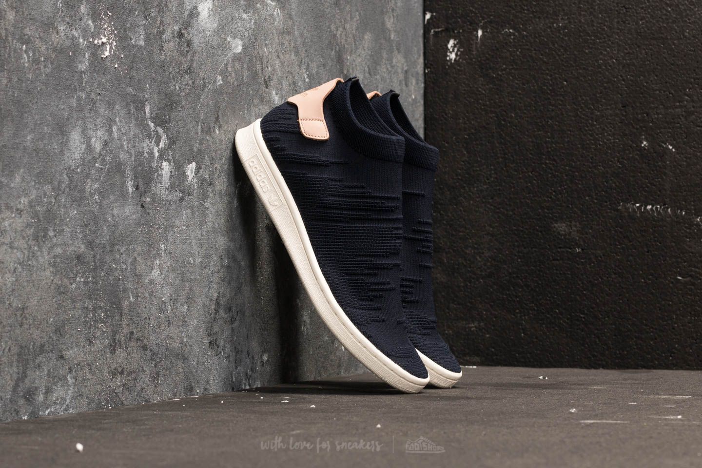 Stan smith sock noir discount