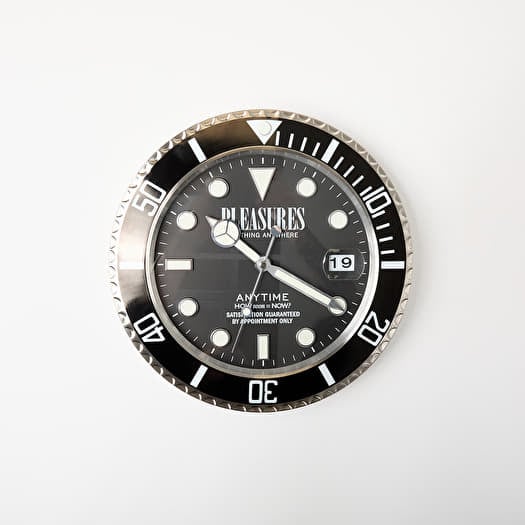 PLEASURES Anytime Clock Black