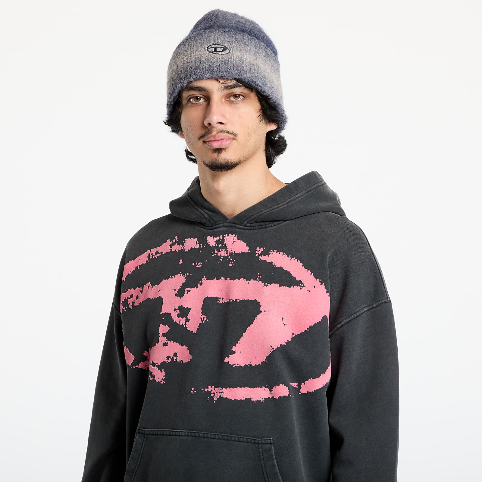 Hettegensere for menn Diesel S-Boxt-Hood-R10 Sweat-Shirt Black