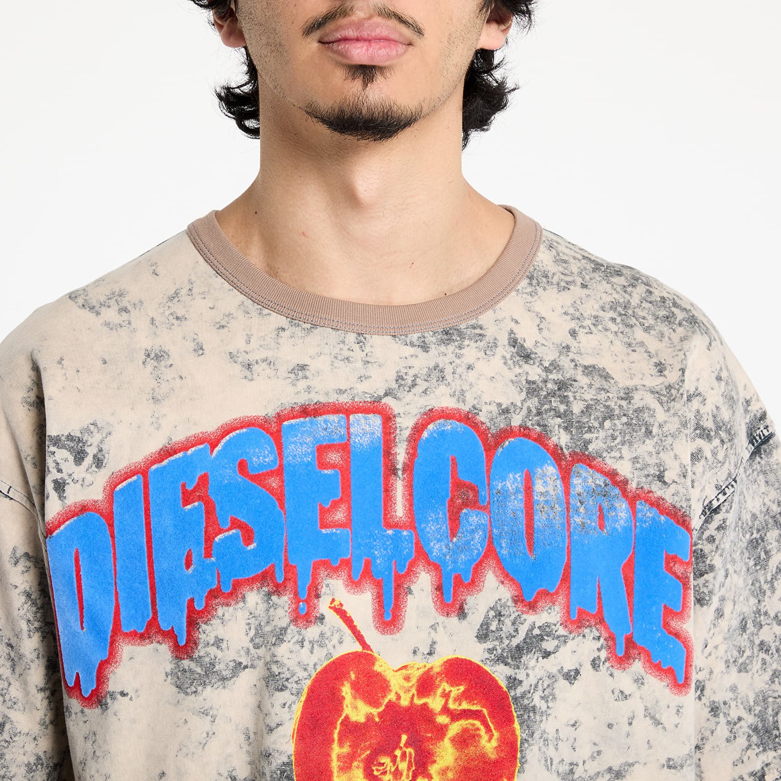 T-skjorter for menn Diesel T-Boxt-R9 T-Shirt Grey