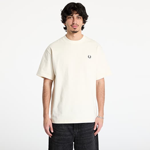T-shirt FRED PERRY Embroidered Champion T-Shirt Ecru