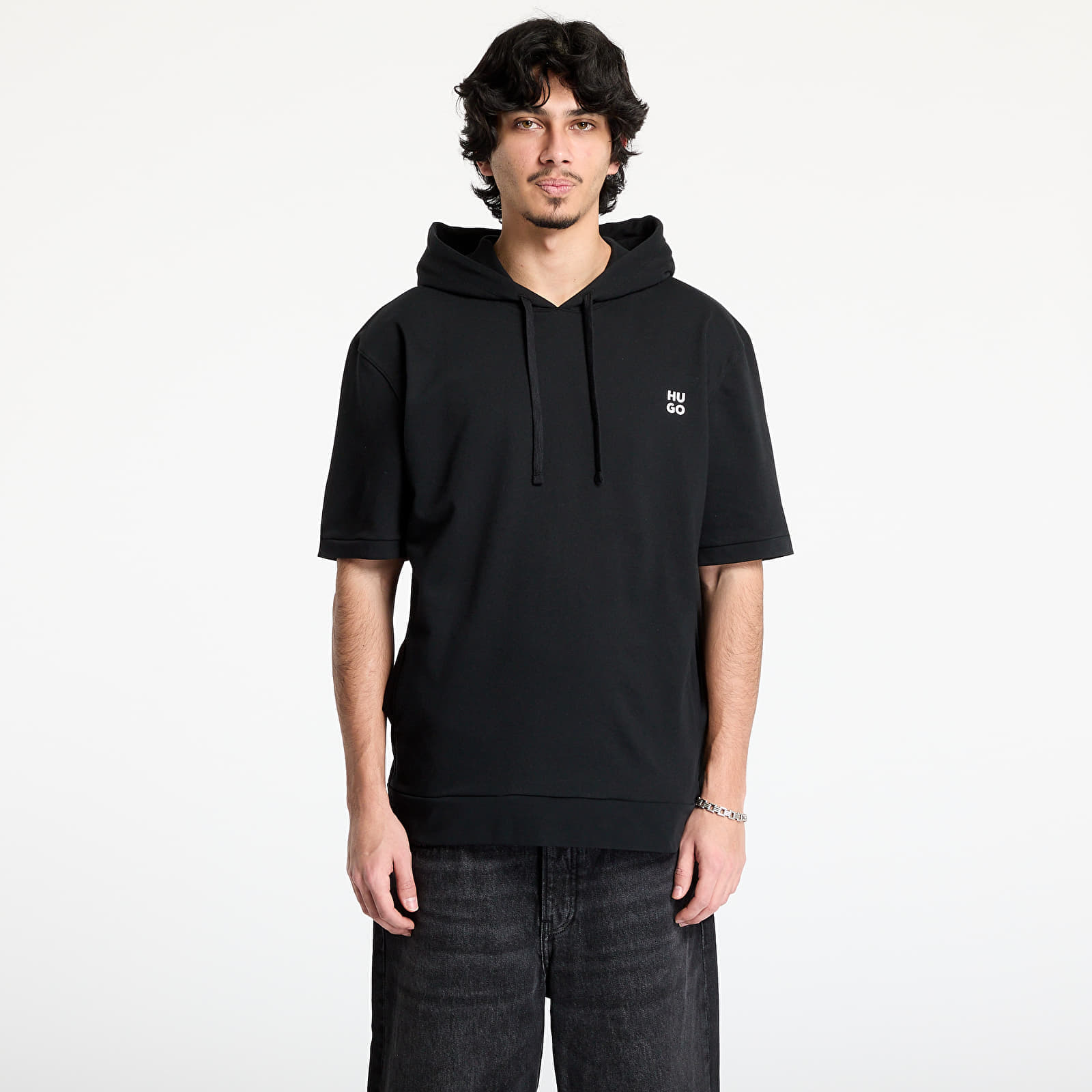 Tricou Hugo Boss Devon Hooded T-Shirt Black M