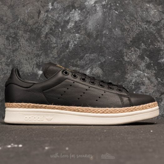 Stan smith new bold shoes black discount