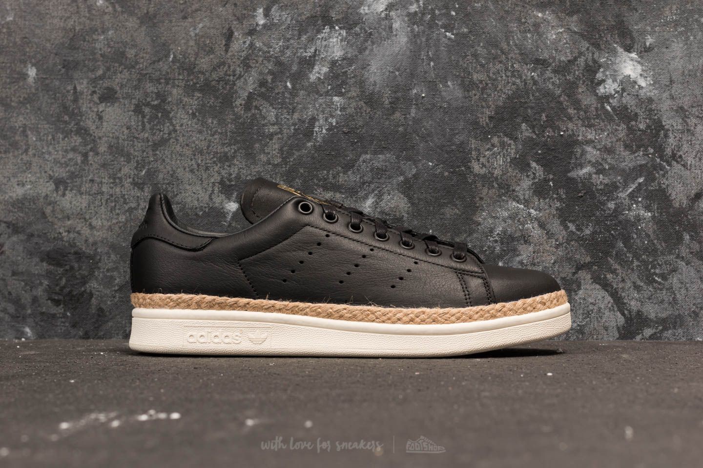 Women s shoes adidas Stan Smith New Bold W Core Black Core Black Off White Footshop