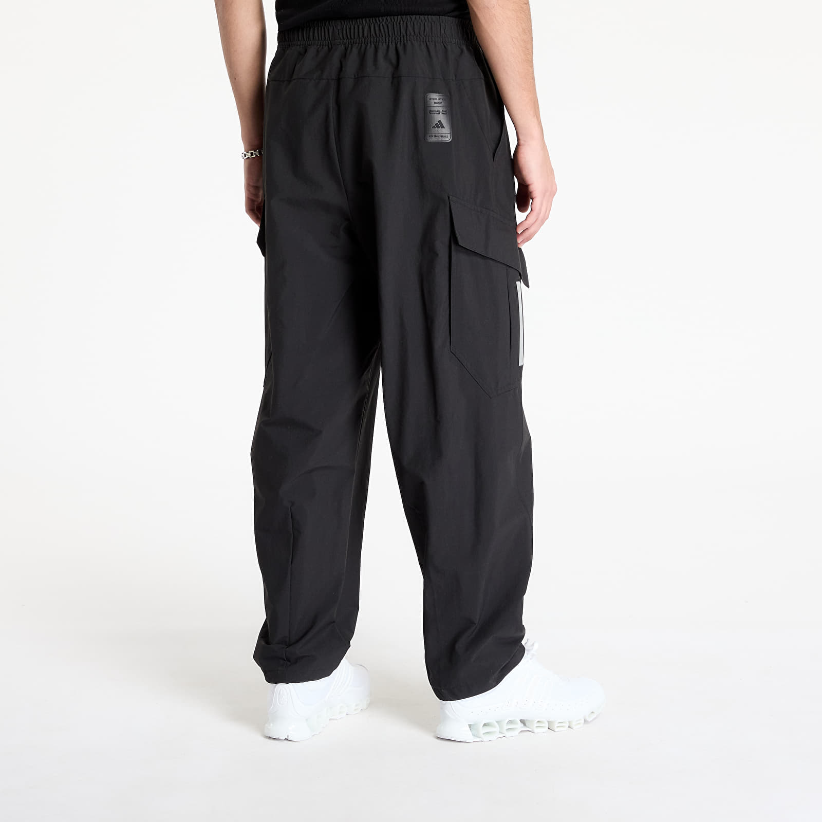 Pánské kalhoty adidas x Mercedes Amg Petronas Formula One Team Mechanics Pant Black/ Black/ Reflective Silver
