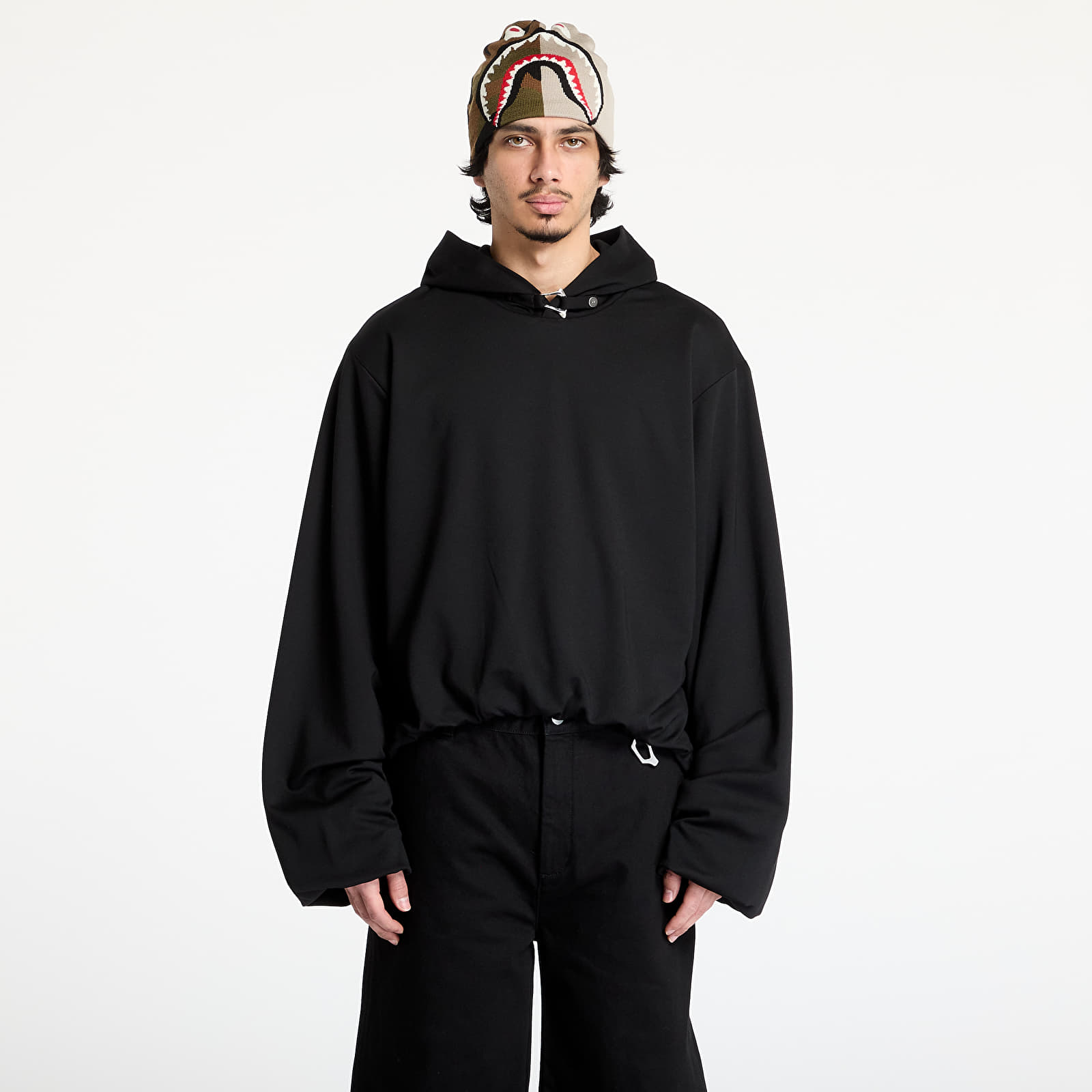 Mikiny HELIOT EMIL Enodo Hoodie UNISEX Black