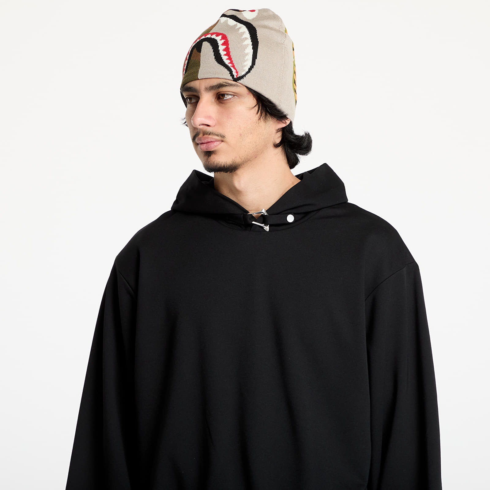 Mikiny HELIOT EMIL Enodo Hoodie UNISEX Black