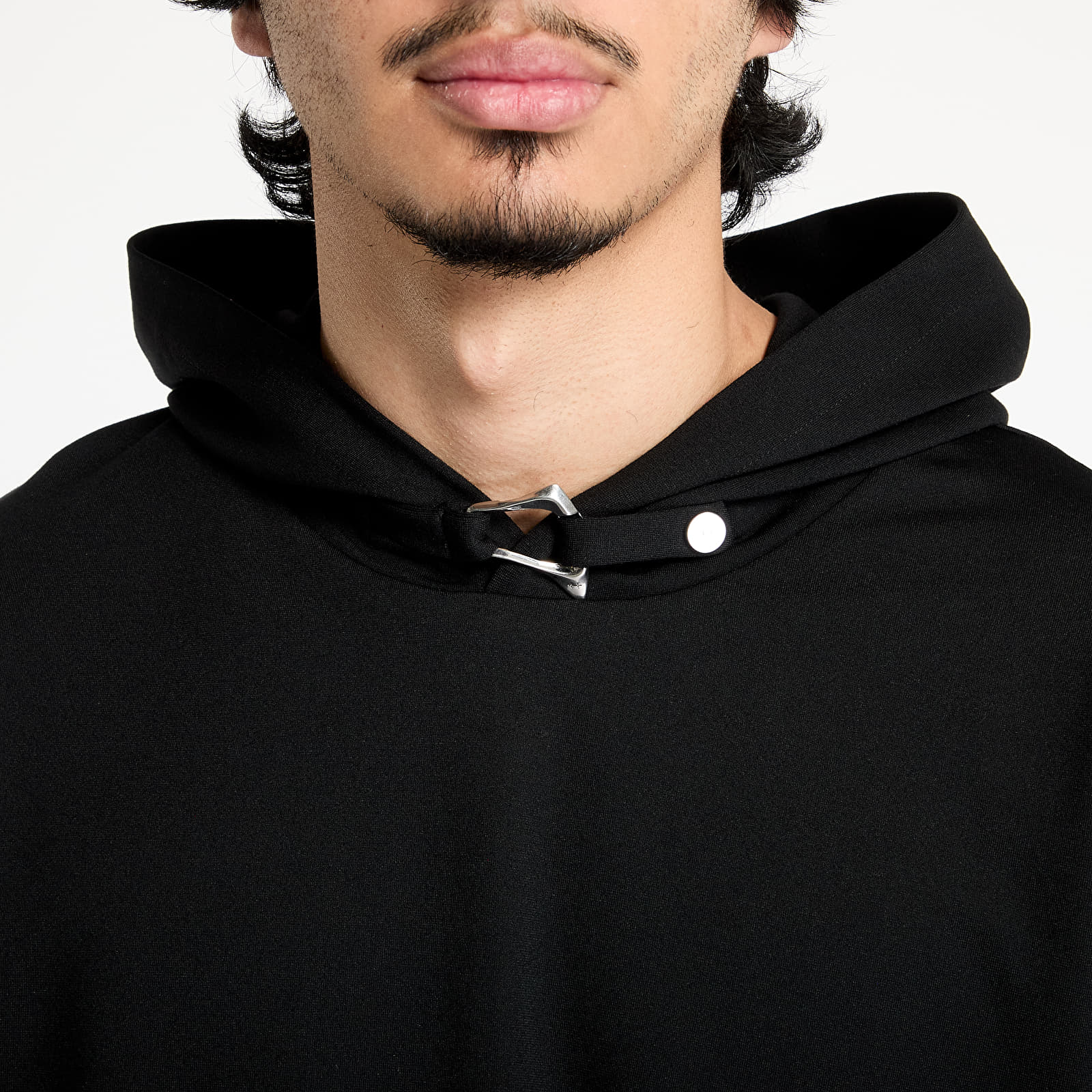Mikiny HELIOT EMIL Enodo Hoodie UNISEX Black