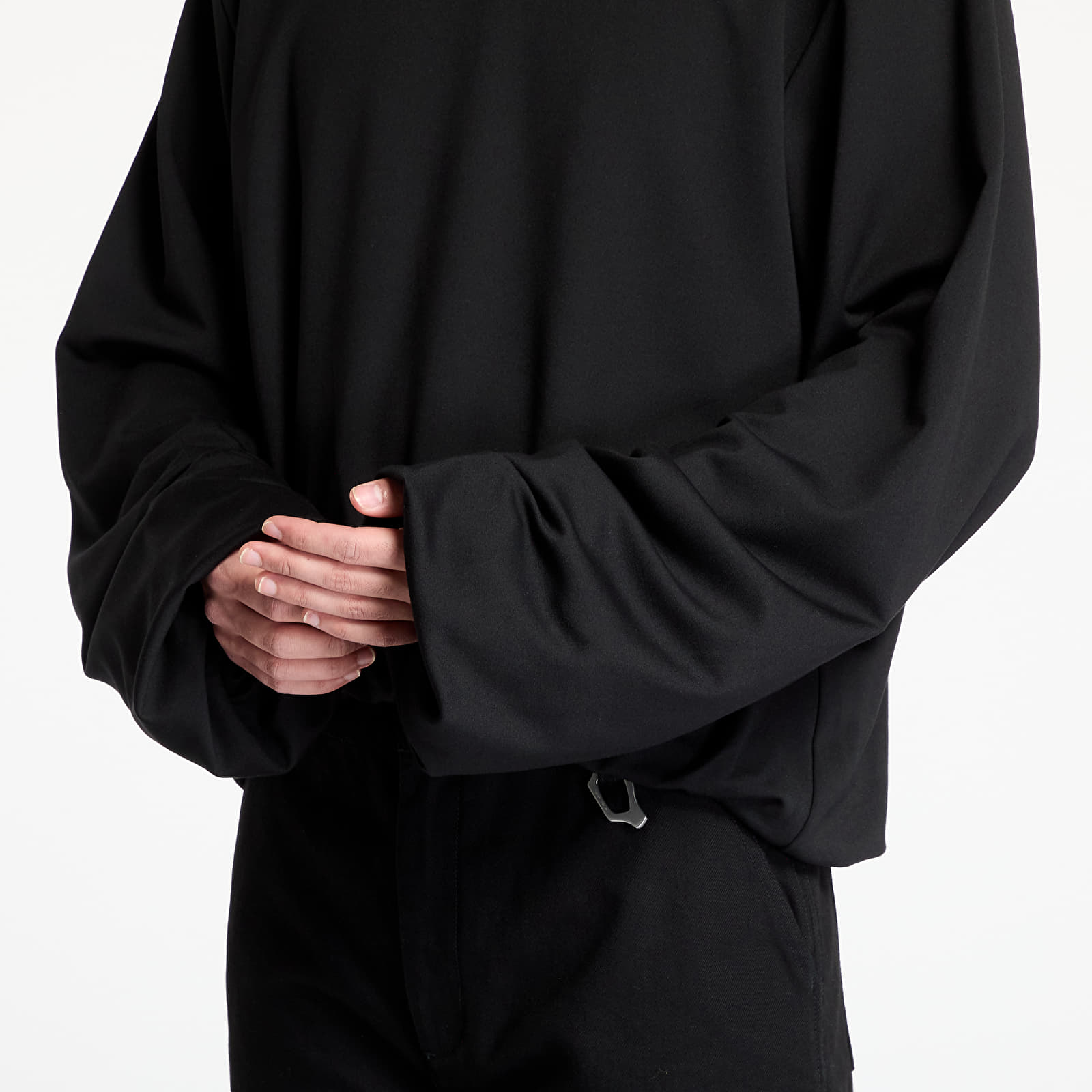 Mikiny HELIOT EMIL Enodo Hoodie UNISEX Black