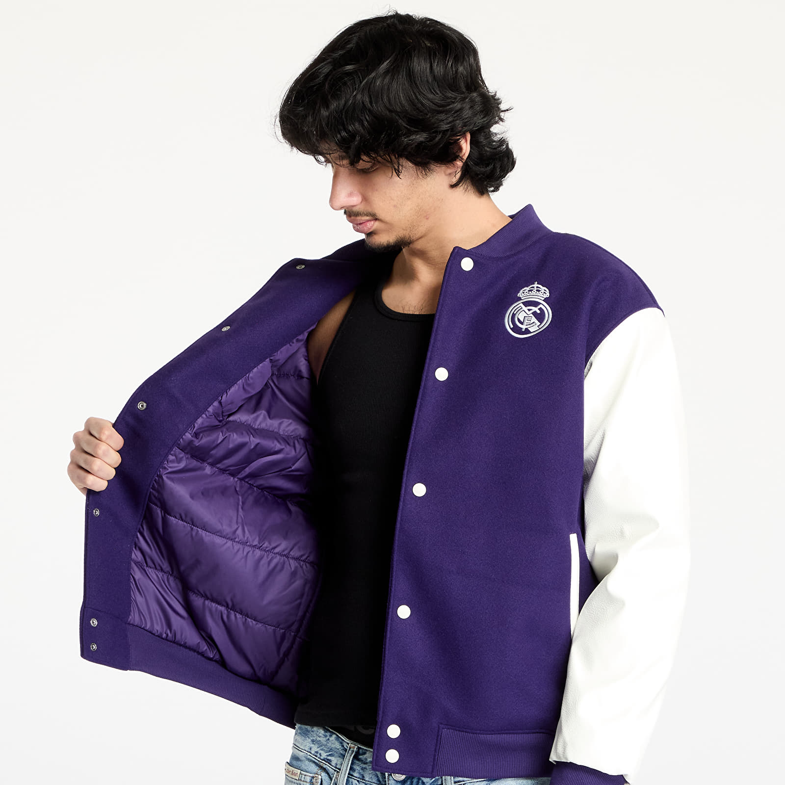 Geci bomber adidas Real Madrid Chinese New Year Jacket Purple/ Dark Purple
