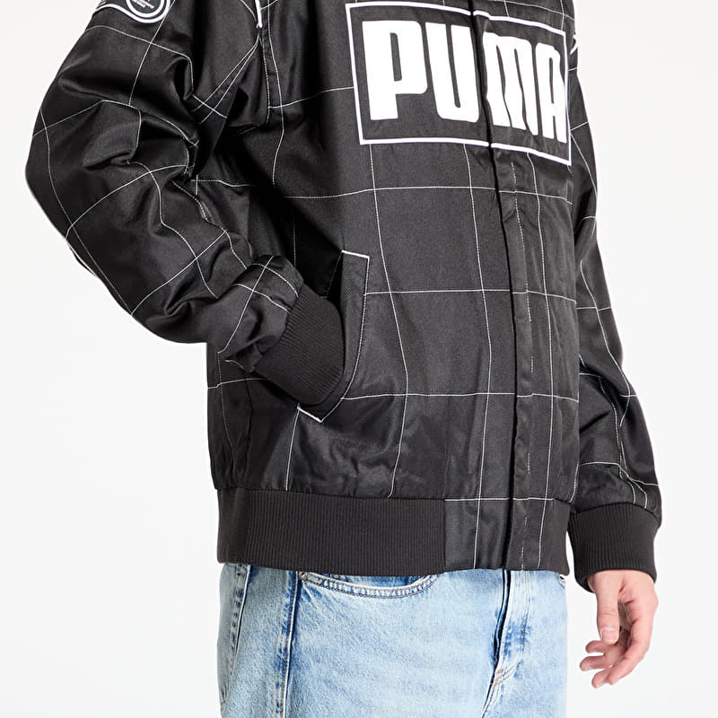 Puma Archive Seasonal Relaxed Racer Jacket PUMA Black | Footshop