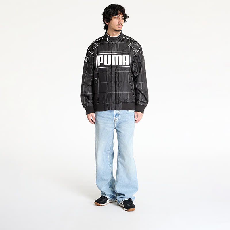 Puma Archive Seasonal Relaxed Racer Jacket PUMA Black | Footshop
