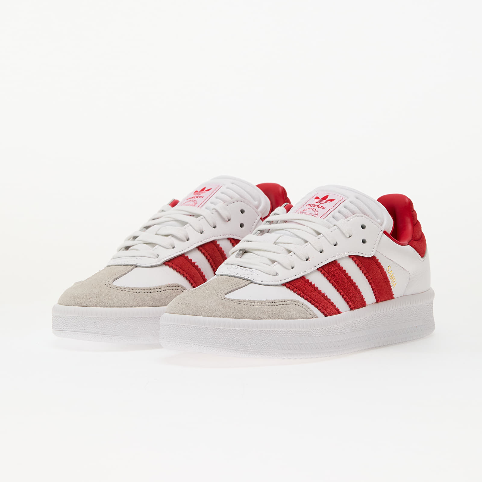 Pánské tenisky a boty adidas Samba Xlg Ftw White/ Better Scarlet/ Clear Granite