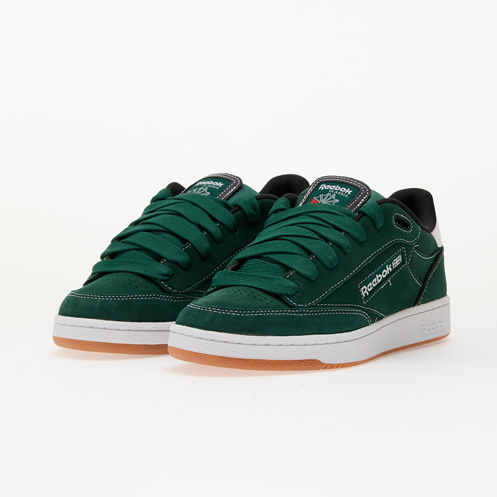 Pánské tenisky a boty Reebok Club C Bulc Cln Darkgreen/ Black/ White