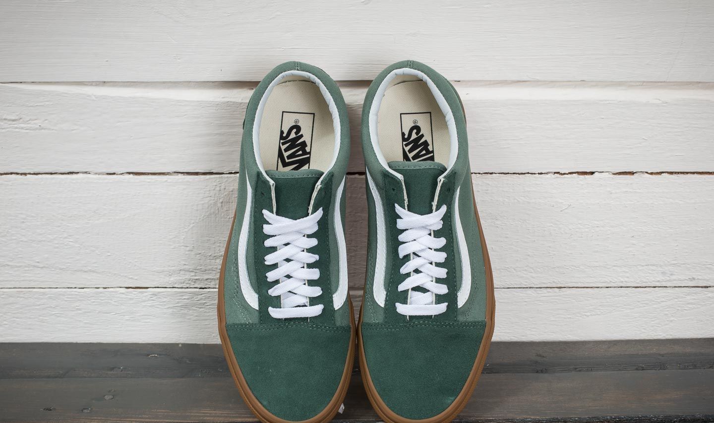 Herren Sneaker und Schuhe Vans Old Skool Duck Green Gum Footshop