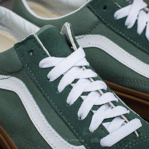 Vans old skool hotsell gum sole green