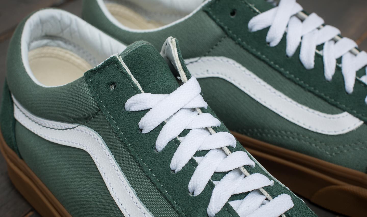 Men's shoes Vans Old Skool Duck Green/ Gum | Footshop