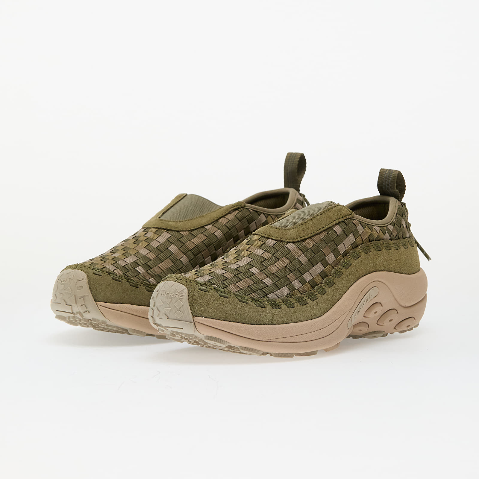 Men's shoes Merrell 1TRL Jungle Moc Evo Woven Drab